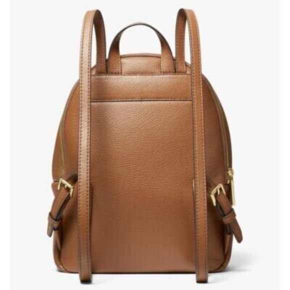 Michael Kors Luggage Pebbled Leather Erin Medium Backpack Bag Purse $358 - Picture 2 of 3